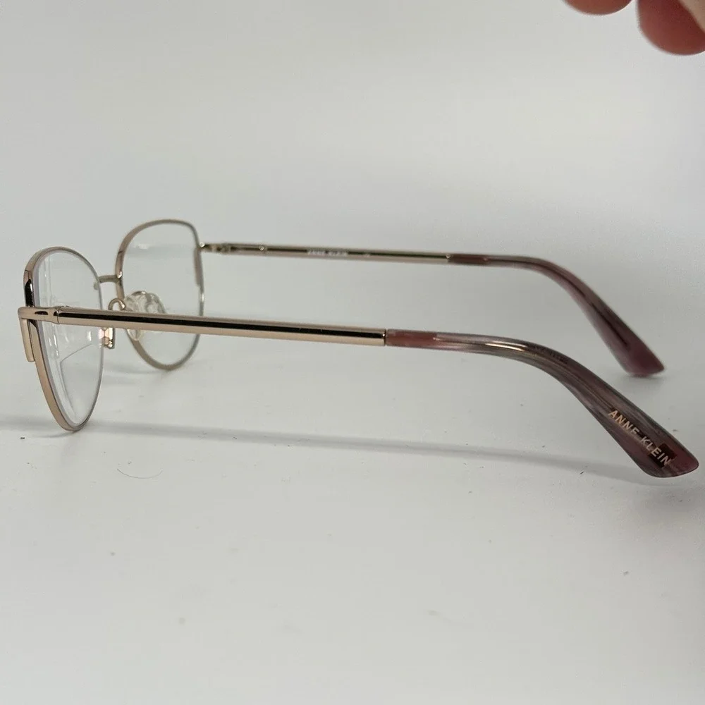Anne Klein AK5085 Rose Gold Cat Eye Eyeglass Frames 51-16-135